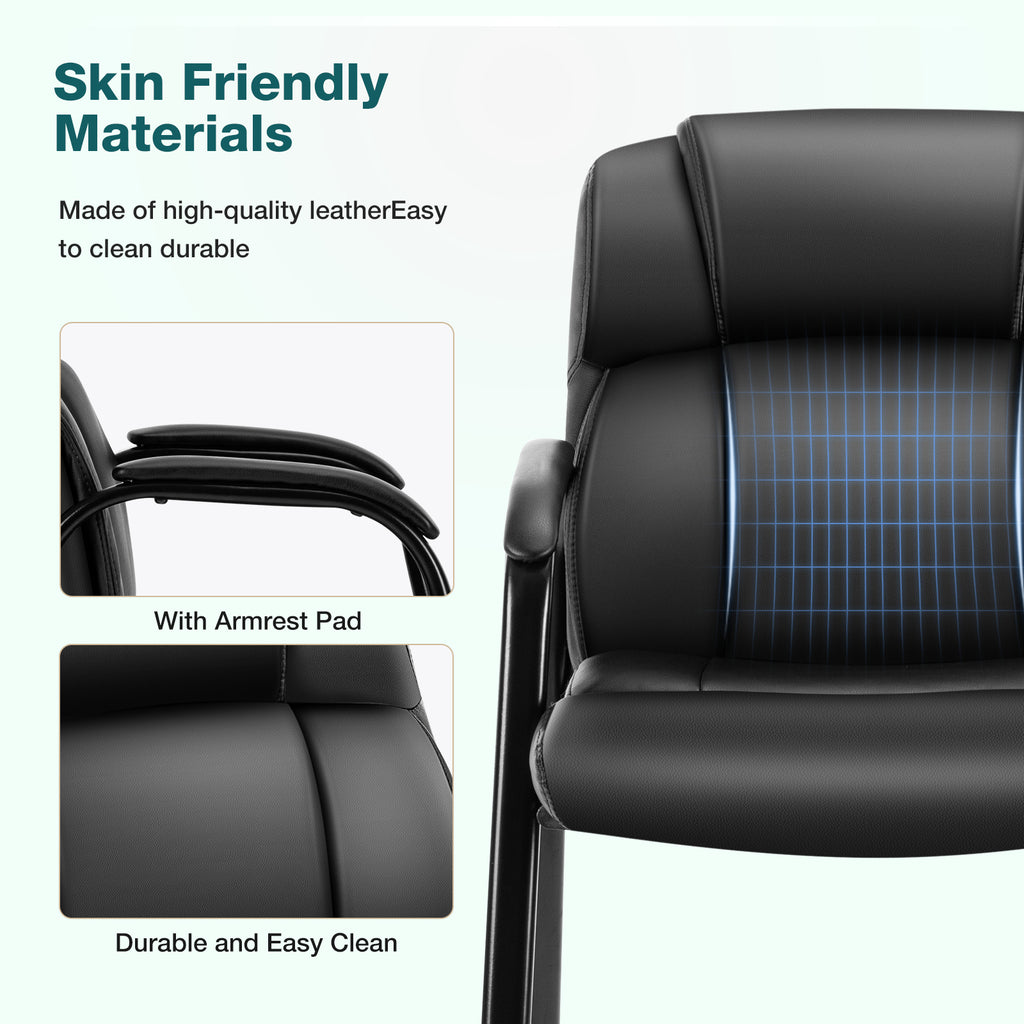 PU Leather Reception Chair for Office & Meeting Room