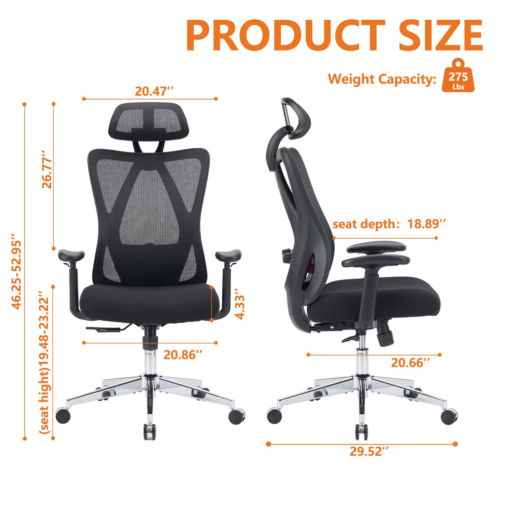 Premium Ergonomic Office Chair for Back Support