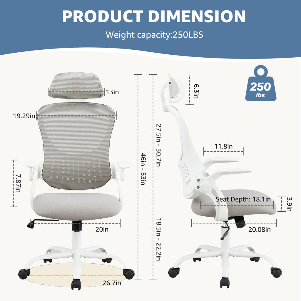 Ergonomic Office Computer Chair with Lumbar Support