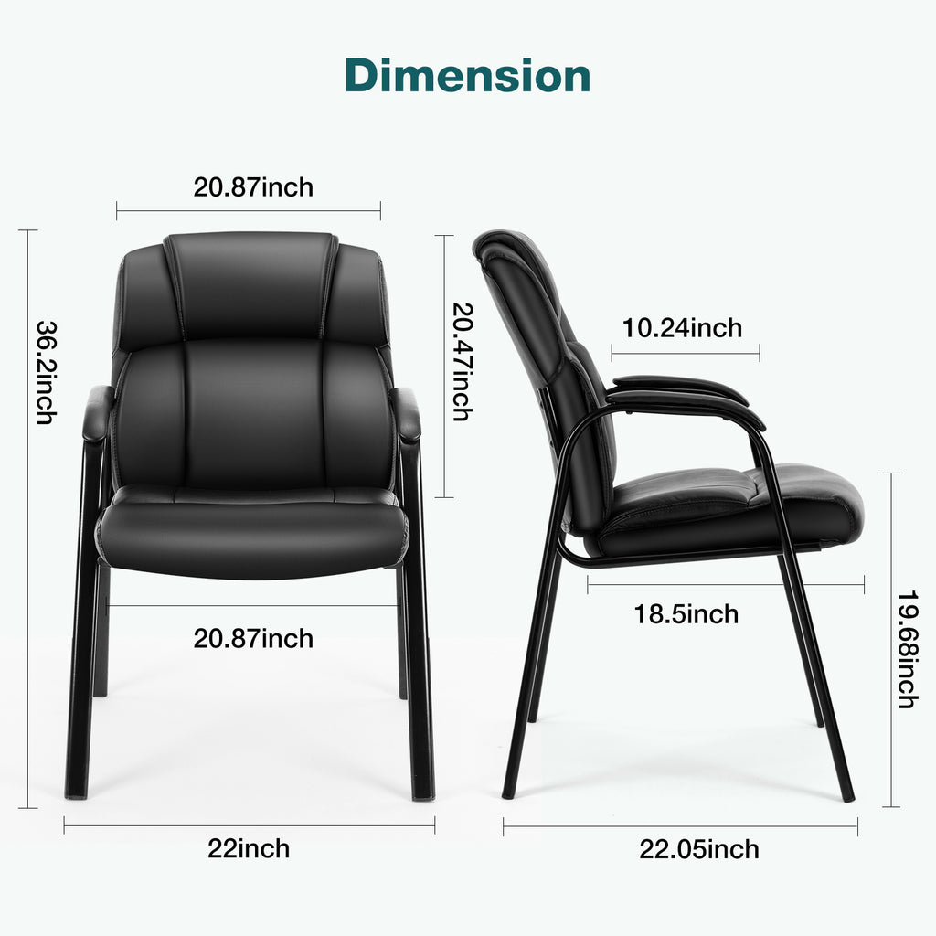 PU Leather Reception Chair for Office & Meeting Room