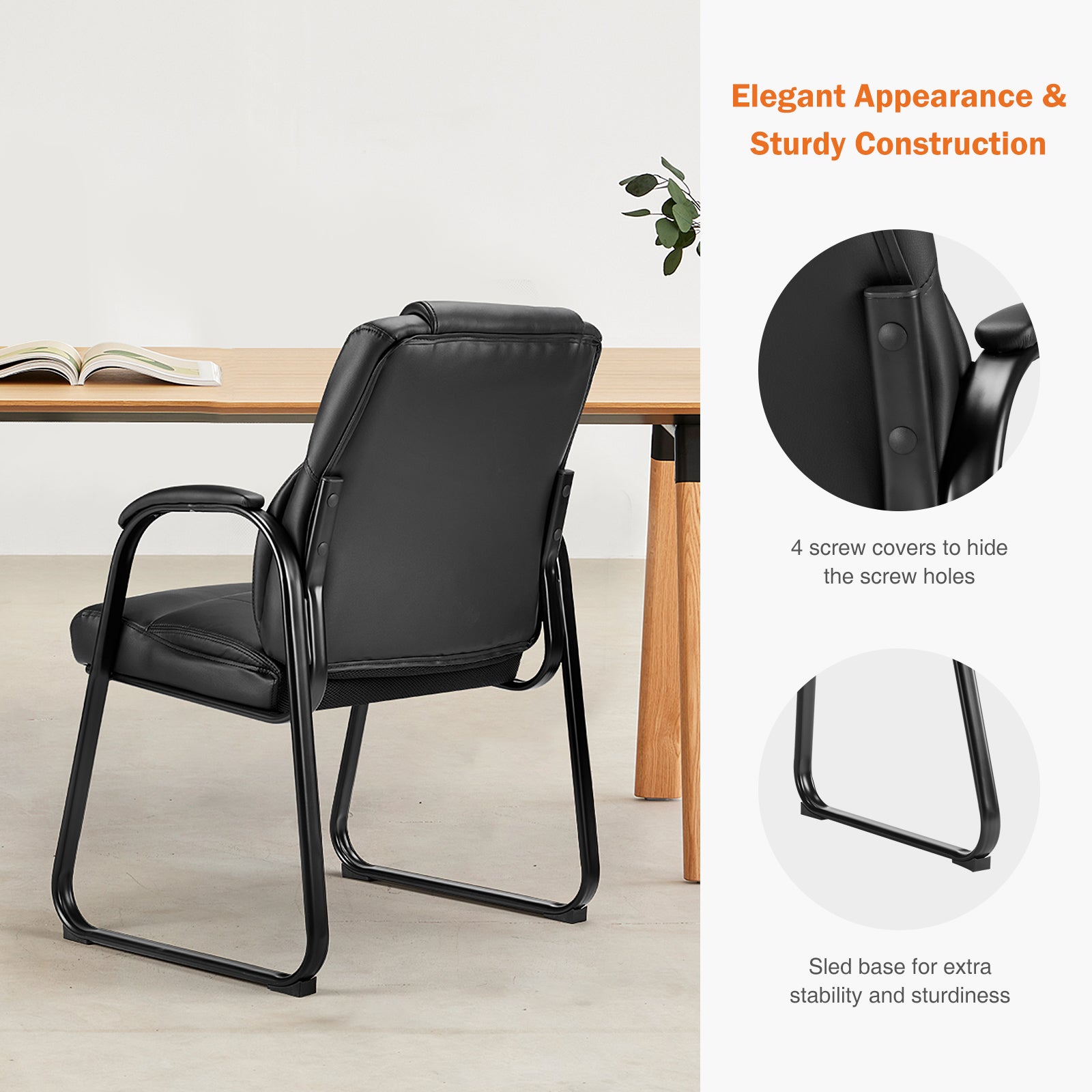 Ergonomic Elderly Chair with Padded Armrests