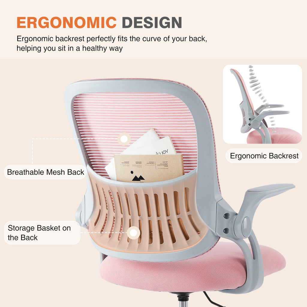 Adjustable Tall Office Chair with Foot Ring for Standing Desk
