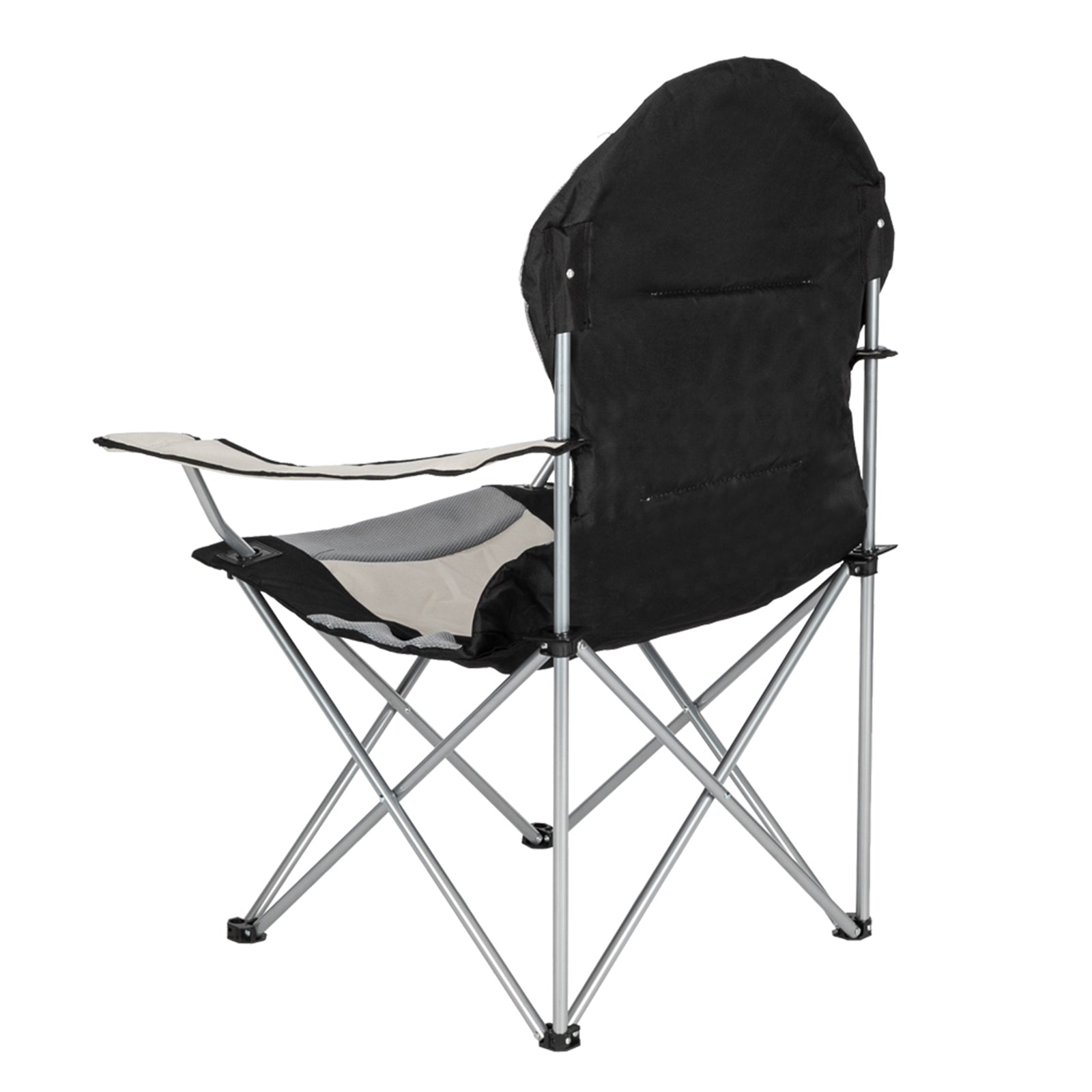 Portable Camping Chair with Grey Iron Frame