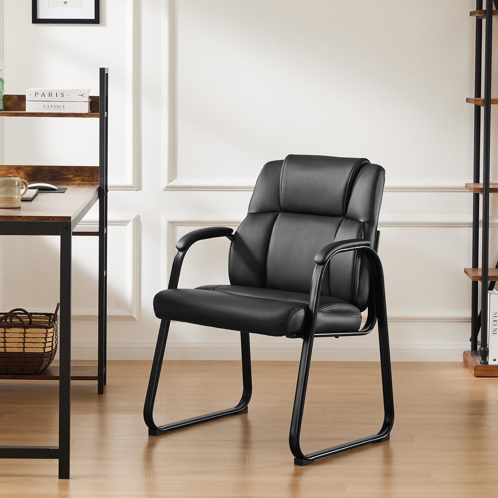 Ergonomic Elderly Chair with Padded Armrests