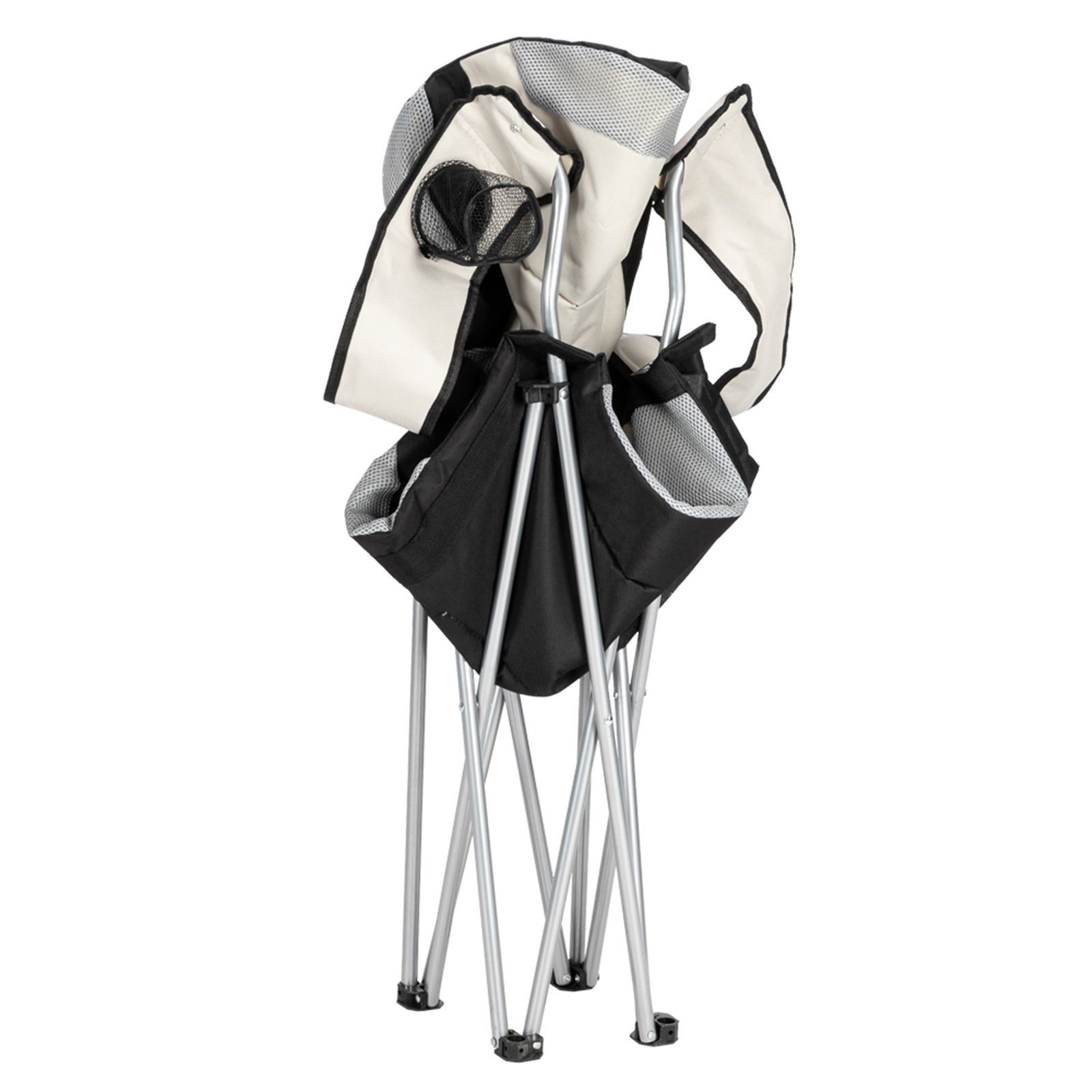 Portable Camping Chair with Grey Iron Frame