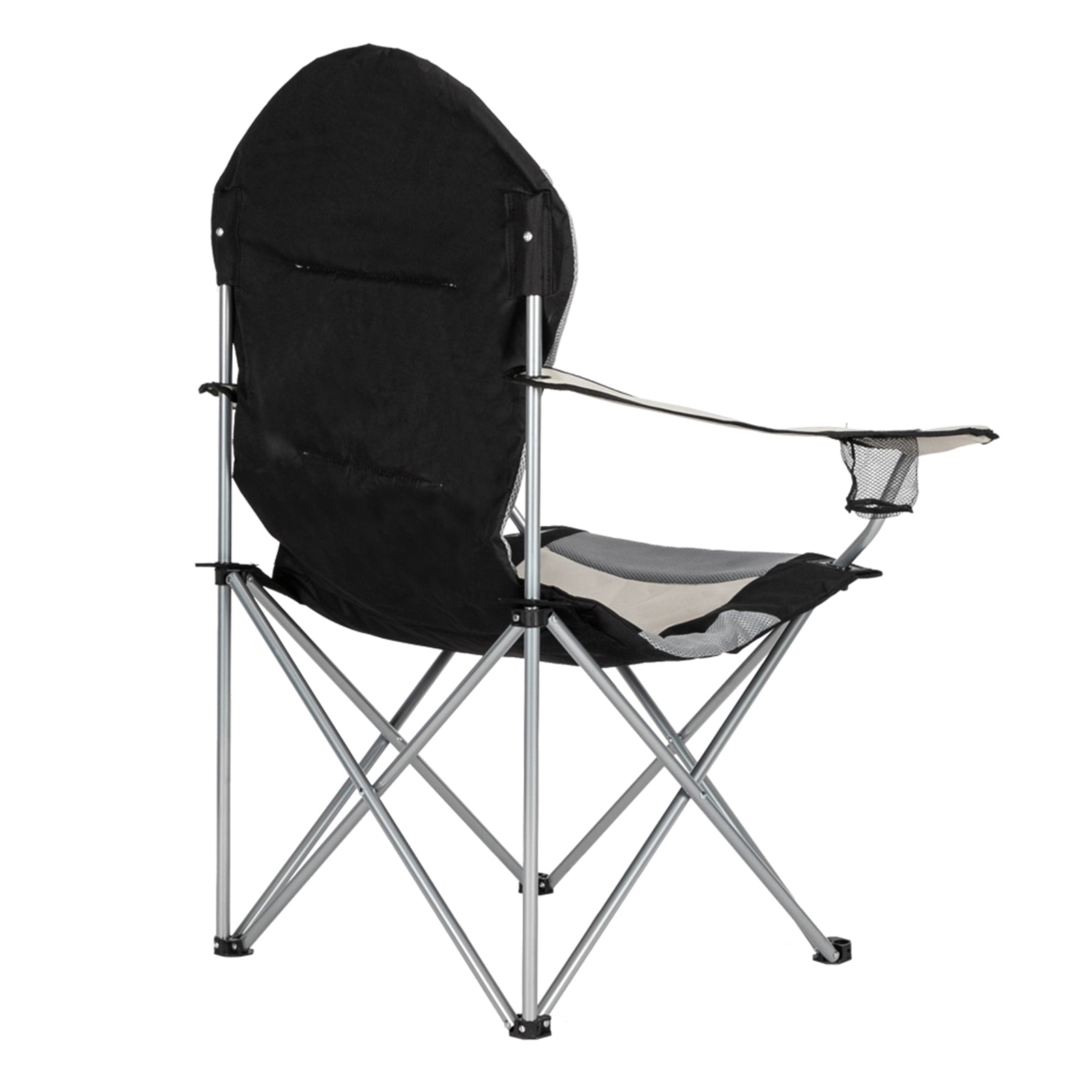 Portable Camping Chair with Grey Iron Frame