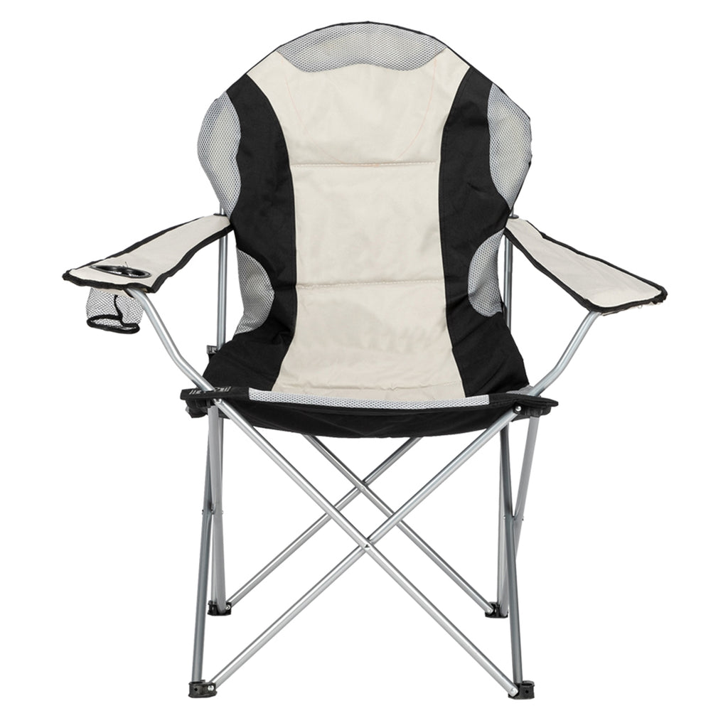 Portable Camping Chair with Grey Iron Frame